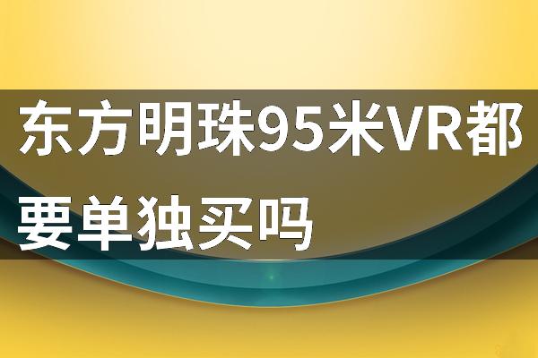 东方明珠95米VR都要单独买吗